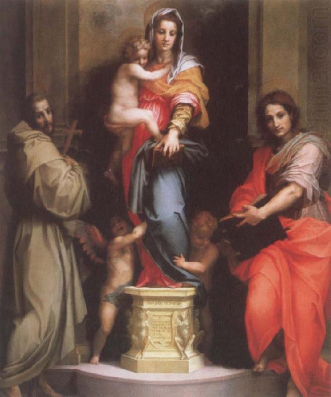 Andrea del Sarto Madonna of the Harpies china oil painting image